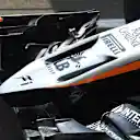 Force India VJM08 front nose and wing detail at Formula One World Championship, Rd10, Hungarian Grand Prix, Preparations, Hungaroring, Hungary, Thursday 23 July 2015. © Sutton Motorsport Images