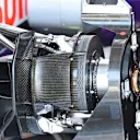 Red Bull Racing RB11 wheel hub detail at Formula One World Championship, Rd10, Hungarian Grand Prix, Preparations, Hungaroring, Hungary, Thursday 23 July 2015. © Sutton Motorsport Images