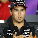 Sergio Perez (MEX) Force India in the press conference at Formula One World Championship, Rd10, Hungarian Grand Prix, Preparations, Hungaroring, Hungary, Thursday 23 July 2015. © Sutton Motorsport Images