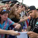 Lewis Hamilton (GBR) Mercedes AMG F1 signs autographs for the fans at Formula One World Championship, Rd10, Hungarian Grand Prix, Preparations, Hungaroring, Hungary, Thursday 23 July 2015. © Sutton Motorsport Images