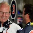 Dr Helmut Marko (AUT) Red Bull Motorsport Consultant and Daniel Ricciardo (AUS) Red Bull Racing at Formula One World Championship, Rd12, Italian Grand Prix, Practice, Monza, Italy, Friday 4  September 2015. © Sutton Motorsport Images