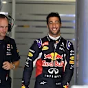 Paul Monaghan (GBR) Red Bull Racing Chief Engineer and Daniel Ricciardo (AUS) Red Bull Racing at Formula One World Championship, Rd12, Italian Grand Prix, Practice, Monza, Italy, Friday 4  September 2015. © Sutton Motorsport Images
