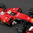 Sebastian Vettel (GER) Ferrari SF15-T at Formula One World Championship, Rd12, Italian Grand Prix, Practice, Monza, Italy, Friday 4  September 2015. © Sutton Motorsport Images