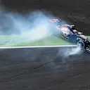 Carlos Sainz jr (ESP) Scuderia Toro Rosso STR10 spins at the Parabolica corner in FP1 at Formula One World Championship, Rd12, Italian Grand Prix, Practice, Monza, Italy, Friday 4  September 2015. © Sutton Motorsport Images