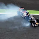 Carlos Sainz jr (ESP) Scuderia Toro Rosso STR10 spins at the Parabolica corner in FP1 at Formula One World Championship, Rd12, Italian Grand Prix, Practice, Monza, Italy, Friday 4  September 2015. © Sutton Motorsport Images
