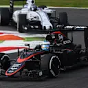 Fernando Alonso (ESP) McLaren MP4-30 at Formula One World Championship, Rd12, Italian Grand Prix, Practice, Monza, Italy, Friday 4  September 2015. © Sutton Motorsport Images