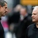 Gene Haas (USA) Founder, President, and Sole Stockholder of Haas Automation with Guenther Steiner (ITA) Haas F1 team principal at Formula One World Championship, Rd12, Italian Grand Prix, Qualifying, Monza, Italy, Saturday 5  September 2015. © Sutton Motorsport Images