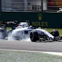 Felipe Massa (BRA) Williams FW37 locks up at Formula One World Championship, Rd12, Italian Grand Prix, Qualifying, Monza, Italy, Saturday 5  September 2015. © Sutton Motorsport Images