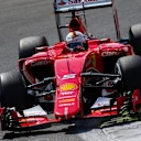 Sebastian Vettel (GER) Ferrari SF15-T at Formula One World Championship, Rd12, Italian Grand Prix, Qualifying, Monza, Italy, Saturday 5  September 2015. © Sutton Motorsport Images