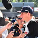 Max Verstappen (NDL) Scuderia Toro Rosso talks with the media at Formula One World Championship, Rd12, Italian Grand Prix, Qualifying, Monza, Italy, Saturday 5  September 2015. © Sutton Motorsport Images