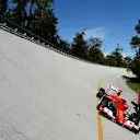 Shell announce new innovation partnership with Ferrari on the Monza banking with F1 car and Ferrari 166 F2 car at Formula One World Championship, Rd12, Italian Grand Prix, Qualifying, Monza, Italy, Saturday 5  September 2015. © Sutton Motorsport Images