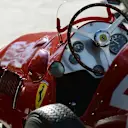 Shell announce new innovation partnership with Ferrari on the Monza banking with F1 car and Ferrari 166 F2 car at Formula One World Championship, Rd12, Italian Grand Prix, Qualifying, Monza, Italy, Saturday 5  September 2015. © Sutton Motorsport Images