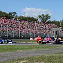 Felipe Nasr (BRA) Sauber C34 and Carlos Sainz jr (ESP) Scuderia Toro Rosso STR10 at Formula One World Championship, Rd12, Italian Grand Prix, Race, Monza, Italy, Sunday 6  September 2015. © Sutton Motorsport Images