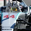 Race winner Lewis Hamilton (GBR) Mercedes AMG F1 W06 at Formula One World Championship, Rd12, Italian Grand Prix, Race, Monza, Italy, Sunday 6  September 2015. © Sutton Motorsport Images