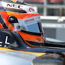 Nico Hulkenberg (GER) Force India VJM08 on the grid at Formula One World Championship, Rd12, Italian Grand Prix, Race, Monza, Italy, Sunday 6  September 2015. © Sutton Motorsport Images