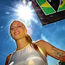 Grid girl on the grid at Formula One World Championship, Rd12, Italian Grand Prix, Race, Monza, Italy, Sunday 6  September 2015. © Sutton Motorsport Images