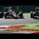 Jenson Button (GBR) McLaren MP4-30 and Max Verstappen (NDL) Scuderia Toro Rosso STR10 at Formula One World Championship, Rd12, Italian Grand Prix, Race, Monza, Italy, Sunday 6  September 2015. © Sutton Motorsport Images