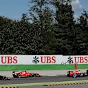 Max Verstappen (NDL) Scuderia Toro Rosso STR10, Kimi Raikkonen (FIN) Ferrari SF15-T, Daniil Kvyat (RUS) Red Bull Racing RB11 and Roberto Merhi (ESP) Manor GP battle for position at Formula One World Championship, Rd12, Italian Grand Prix, Race, Monza, Italy, Sunday 6  September 2015. © Sutton Motorsport Images