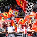 Ferrari fans and flags at Formula One World Championship, Rd12, Italian Grand Prix, Race, Monza, Italy, Sunday 6  September 2015. © Sutton Motorsport Images