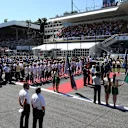 National Anthem is observed at Formula One World Championship, Rd12, Italian Grand Prix, Race, Monza, Italy, Sunday 6  September 2015. © Sutton Motorsport Images