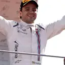 Felipe Massa (BRA) Williams celebrates on the podium with the trophy at Formula One World Championship, Rd12, Italian Grand Prix, Race, Monza, Italy, Sunday 6  September 2015. © Sutton Motorsport Images