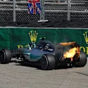 Nico Rosberg (GER) Mercedes AMG F1 W06 retires from the race at Formula One World Championship, Rd12, Italian Grand Prix, Race, Monza, Italy, Sunday 6  September 2015.
BEST IMAGE © Sutton Motorsport Images