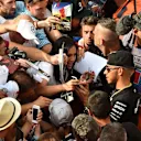 Lewis Hamilton (GBR) Mercedes AMG F1 signs autographs for the fans at Formula One World Championship, Rd12, Italian Grand Prix, Preparations, Monza, Italy, Thursday 3 September 2015. © Sutton Motorsport Images