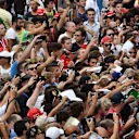 Daniel Ricciardo (AUS) Red Bull Racing signs autographs for the fans at Formula One World Championship, Rd12, Italian Grand Prix, Preparations, Monza, Italy, Thursday 3 September 2015. © Sutton Motorsport Images