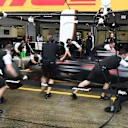 McLaren practice pit stops at Formula One World Championship, Rd14, Japanese Grand Prix, Practice, Suzuka, Japan, Friday 25 September 2015. © Sutton Motorsport Images