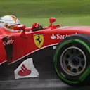 Sebastian Vettel (GER) Ferrari SF15-T at Formula One World Championship, Rd14, Japanese Grand Prix, Practice, Suzuka, Japan, Friday 25 September 2015. © Sutton Motorsport Images