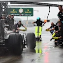 Nico Rosberg (GER) Mercedes AMG F1 W06 pit stop at Formula One World Championship, Rd14, Japanese Grand Prix, Practice, Suzuka, Japan, Friday 25 September 2015. © Sutton Motorsport Images