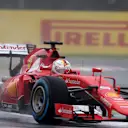 Sebastian Vettel (GER) Ferrari SF15-T at Formula One World Championship, Rd14, Japanese Grand Prix, Practice, Suzuka, Japan, Friday 25 September 2015. © Sutton Motorsport Images