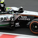 Sergio Perez (MEX) Force India VJM08 at Formula One World Championship, Rd14, Japanese Grand Prix, Qualifying, Suzuka, Japan, Saturday 26 September 2015. © Sutton Motorsport Images