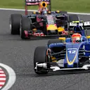 Felipe Nasr (BRA) Sauber C34 at Formula One World Championship, Rd14, Japanese Grand Prix, Race, Suzuka, Japan, Sunday 27 September 2015. © Sutton Motorsport Images