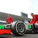 Alexander Rossi (USA) Manor GP and team on the grid at Formula One World Championship, Rd14, Japanese Grand Prix, Race, Suzuka, Japan, Sunday 27 September 2015. © Sutton Motorsport Images