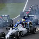Felipe Massa (BRA) Williams FW37 at the start of the race at Formula One World Championship, Rd14, Japanese Grand Prix, Race, Suzuka, Japan, Sunday 27 September 2015. © Sutton Motorsport Images