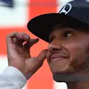 Race winner Lewis Hamilton (GBR) Mercedes AMG F1 celebrates on the podium at Formula One World Championship, Rd14, Japanese Grand Prix, Race, Suzuka, Japan, Sunday 27 September 2015. © Sutton Motorsport Images