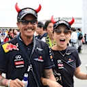 Red Bull Racing Fans at Formula One World Championship, Rd14, Japanese Grand Prix, Race, Suzuka, Japan, Sunday 27 September 2015. © Sutton Motorsport Images