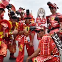 Ferrari fans at Formula One World Championship, Rd14, Japanese Grand Prix, Race, Suzuka, Japan, Sunday 27 September 2015. © Sutton Motorsport Images