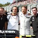 Jenson Button (GBR) McLaren on the grid at Formula One World Championship, Rd14, Japanese Grand Prix, Race, Suzuka, Japan, Sunday 27 September 2015. © Sutton Motorsport Images