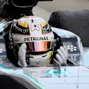Race winner Lewis Hamilton (GBR) Mercedes AMG F1 W06 celebrates in parc ferme at Formula One World Championship, Rd14, Japanese Grand Prix, Race, Suzuka, Japan, Sunday 27 September 2015. © Sutton Motorsport Images