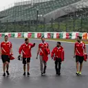 Alexander Rossi (USA) Marussia walks the track at Formula One World Championship, Rd14, Japanese Grand Prix, Preparations, Suzuka, Japan, Thursday 24 September 2015. © Sutton Motorsport Images