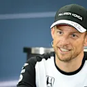 Jenson Button (GBR) McLaren in the press conference at Formula One World Championship, Rd14, Japanese Grand Prix, Preparations, Suzuka, Japan, Thursday 24 September 2015. © Sutton Motorsport Images