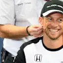 Jenson Button (GBR) McLaren in the press conference at Formula One World Championship, Rd14, Japanese Grand Prix, Preparations, Suzuka, Japan, Thursday 24 September 2015. © Sutton Motorsport Images