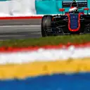 Jenson Button (GBR) McLaren MP4-30 at Formula One World Championship, Rd2, Malaysian Grand Prix, Practice, Sepang, Malaysia, Friday 27  March 2015. © Sutton Motorsport Images