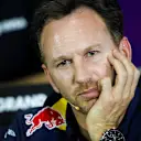 Christian Horner (GBR) Red Bull Racing Team Principal in the Press Conference at Formula One World Championship, Rd2, Malaysian Grand Prix, Practice, Sepang, Malaysia, Friday 27  March 2015. © Sutton Motorsport Images