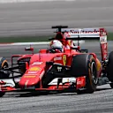 Sebastian Vettel (GER) Ferrari SF15-T at Formula One World Championship, Rd2, Malaysian Grand Prix, Practice, Sepang, Malaysia, Friday 27  March 2015. © Sutton Motorsport Images