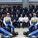 Marcus Ericsson (SWE) Sauber and Felipe Nasr (BRA) Sauber during Sauber Team shoot at Formula One World Championship, Rd2, Malaysian Grand Prix, Qualifying, Sepang, Malaysia, Saturday 28  March 2015. © Sutton Motorsport Images