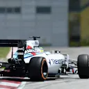 Felipe Massa (BRA) Williams FW37 slides at Formula One World Championship, Rd2, Malaysian Grand Prix, Qualifying, Sepang, Malaysia, Saturday 28  March 2015. © Sutton Motorsport Images