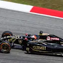 Romain Grosjean (FRA) Lotus E23 Hybrid at Formula One World Championship, Rd2, Malaysian Grand Prix, free practice 3, Sepang, Malaysia, Saturday 28  March 2015. © Sutton Motorsport Images